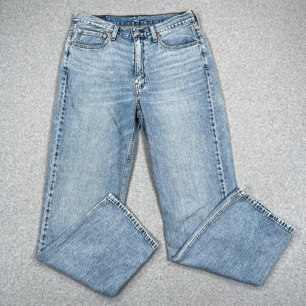 Levi's Jeans Mens 32x34 (33x32) Blue Light Wash 565 Loose Straight Leg Fit Denim - Picture 1 of 15